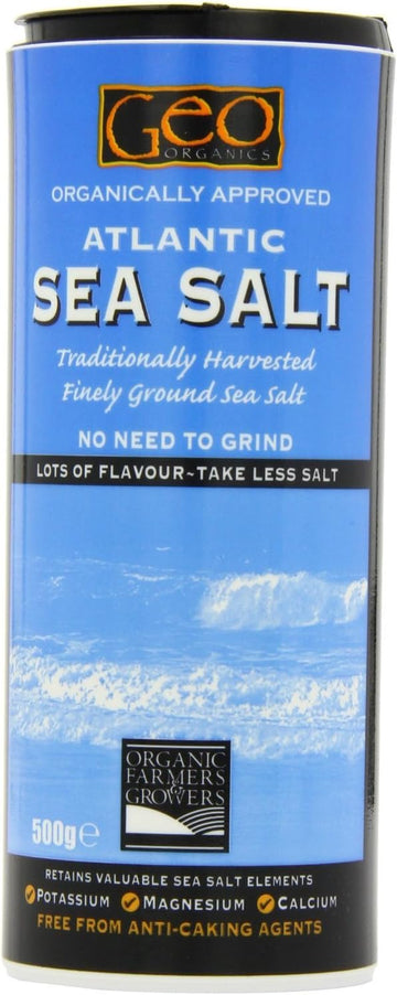 Geo Organics Atlantic Sea Salt Shaker 500G (Pack Of 1)