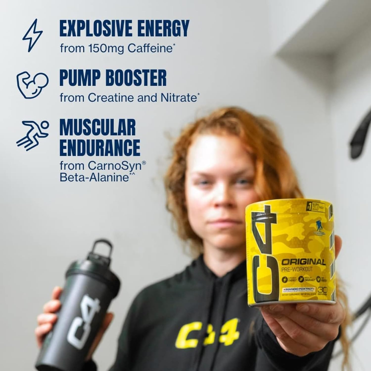 Cellucor C4 Original Pre Workout Powder Mango Foxtrot Sugar Free Preworkout Energy for Men & Women 150mg Caffeine + Beta Alanine + Creatine - 30 Servings (Packaging May Vary) : Health & Household