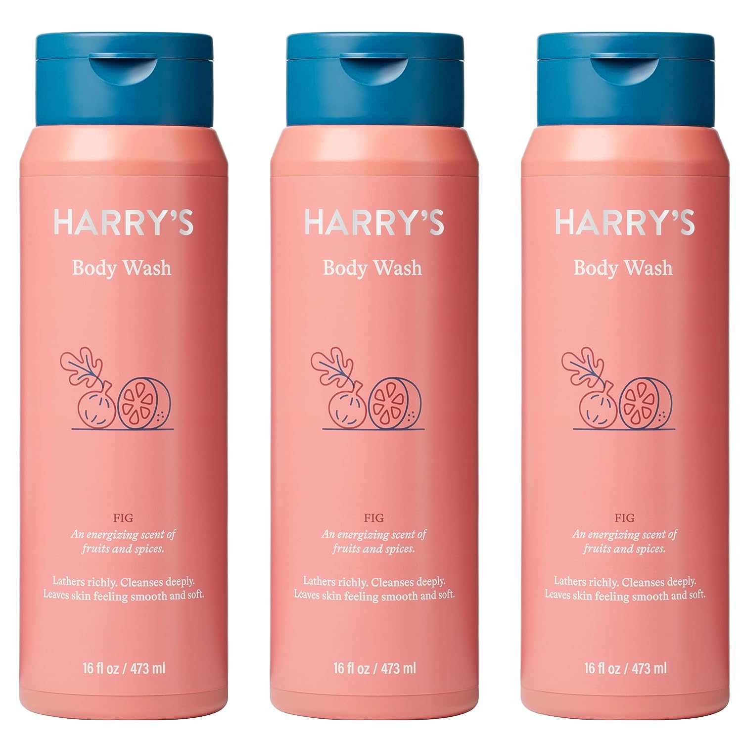 Harry's Men's Body Wash Shower Gel - Fig 16 Fl Oz (Pack of 3)