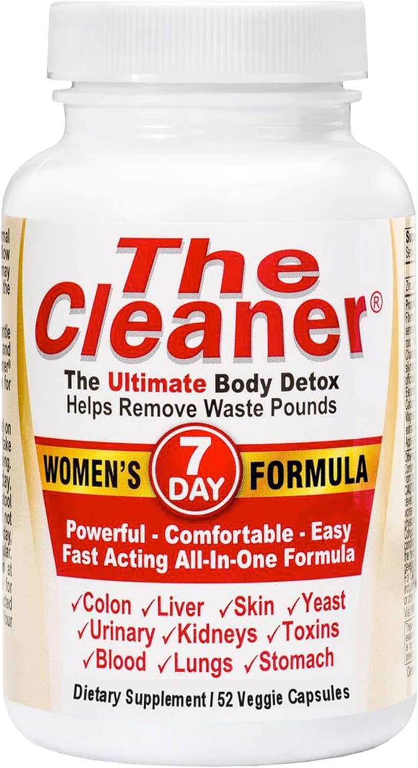 Century Systems The Cleaner Detox, Powerful 7-Day Complete Internal Cleansing Formula For Women, Support Digestive Health, 52 Vegetarian Capsules