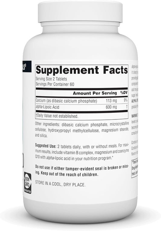 Source Naturals Alpha Lipoic Acid, Time Released Antioxidant Protection* - 120 Time Release Tablets