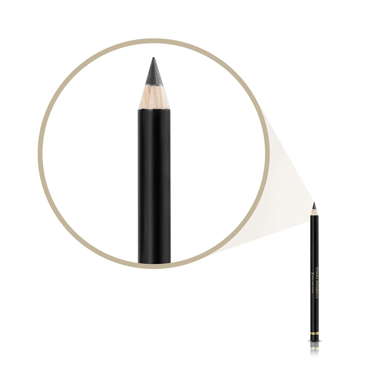 Max Factor Eyebrow Pencil - # 1 Ebony, 1 Pc : Beauty & Personal Care