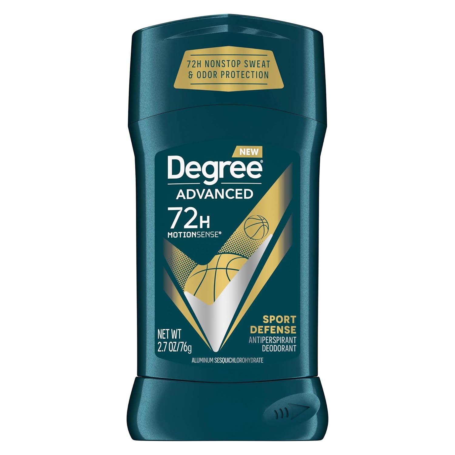 Degree Advanced Protection Antiperspirant Deodorant Sport Defense 4 Count 72-Hour Sweat And Odor Protection Antiperspirant For Men With Motionsense Technology 2.7 Oz