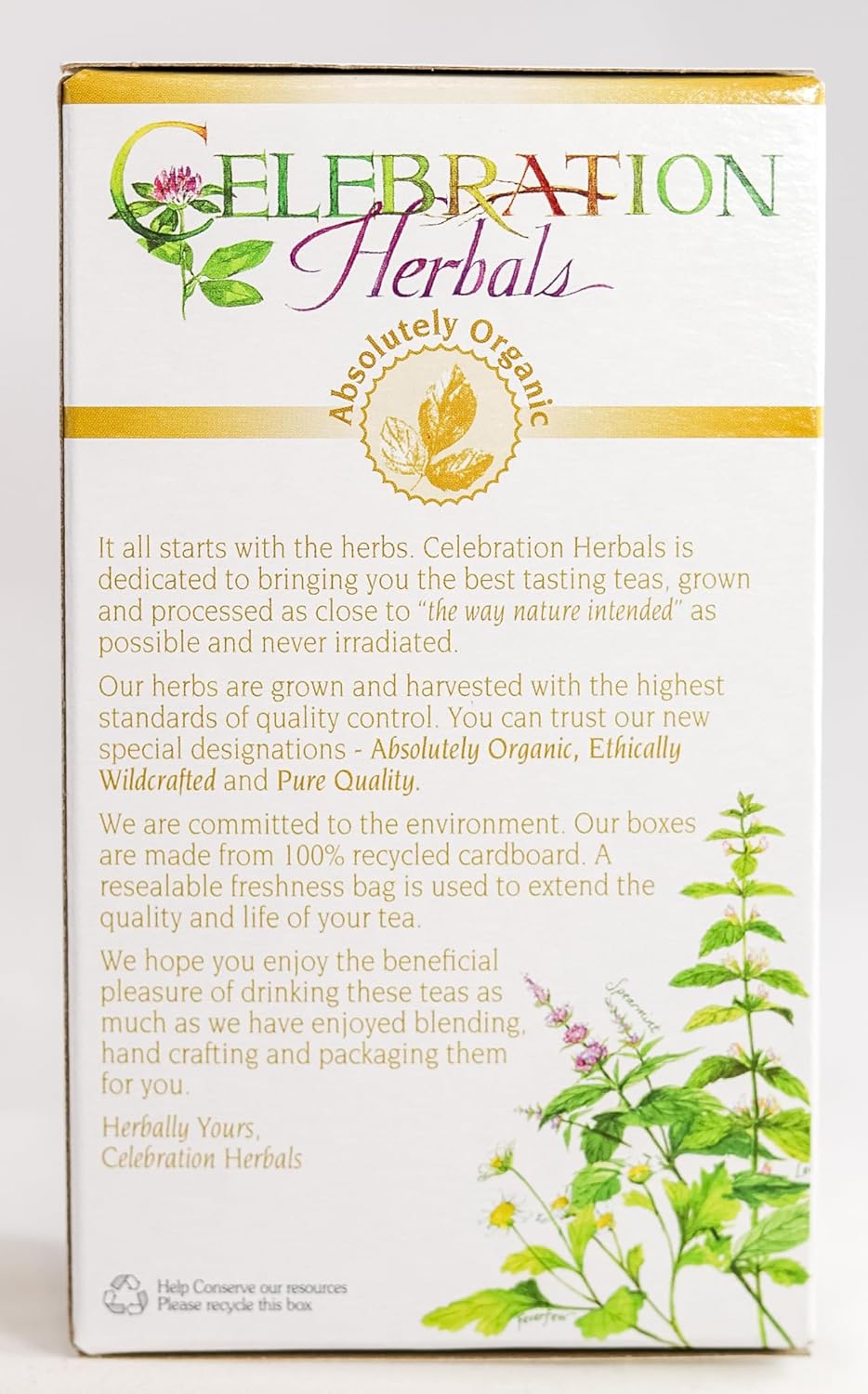 Celebration Herbals Slippery Elm Bark Powder Loose Pack Tea Caffeine Free, 40G : Grocery Tea Sampler : Grocery & Gourmet Food