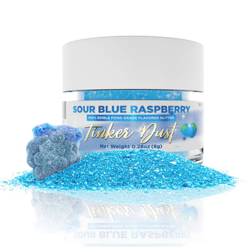 Bakell - Sweet Birthday Cake Flavored Tinker Dust (8G, 1X Jar) Edible Glitter For Cakes, Cupcakes, Cake Pops, Gummies, Ice Cream And Cookies!