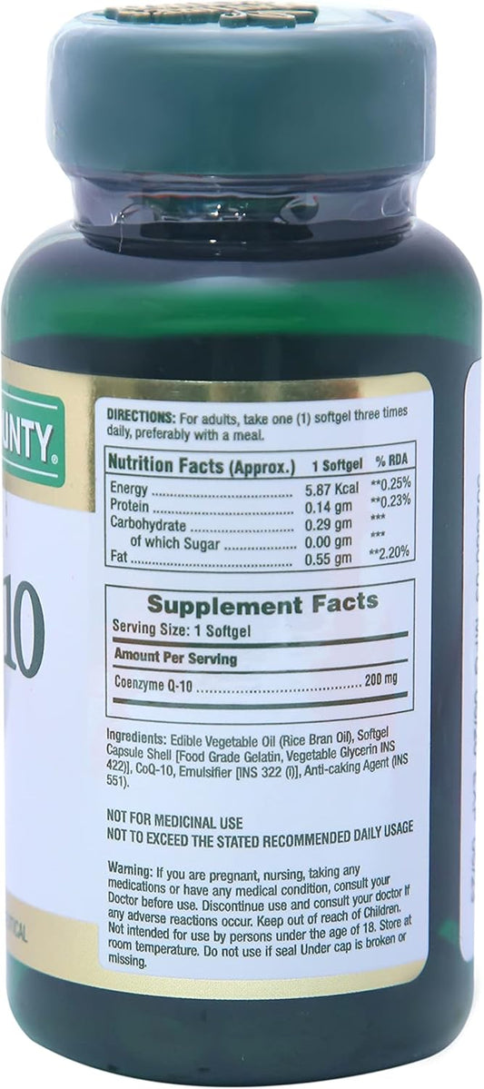 Nature'S Bounty Coq10, Heart Health And Healthy Aging, Dietary Supplement, 200Mg, 45 Rapid Release Softgels