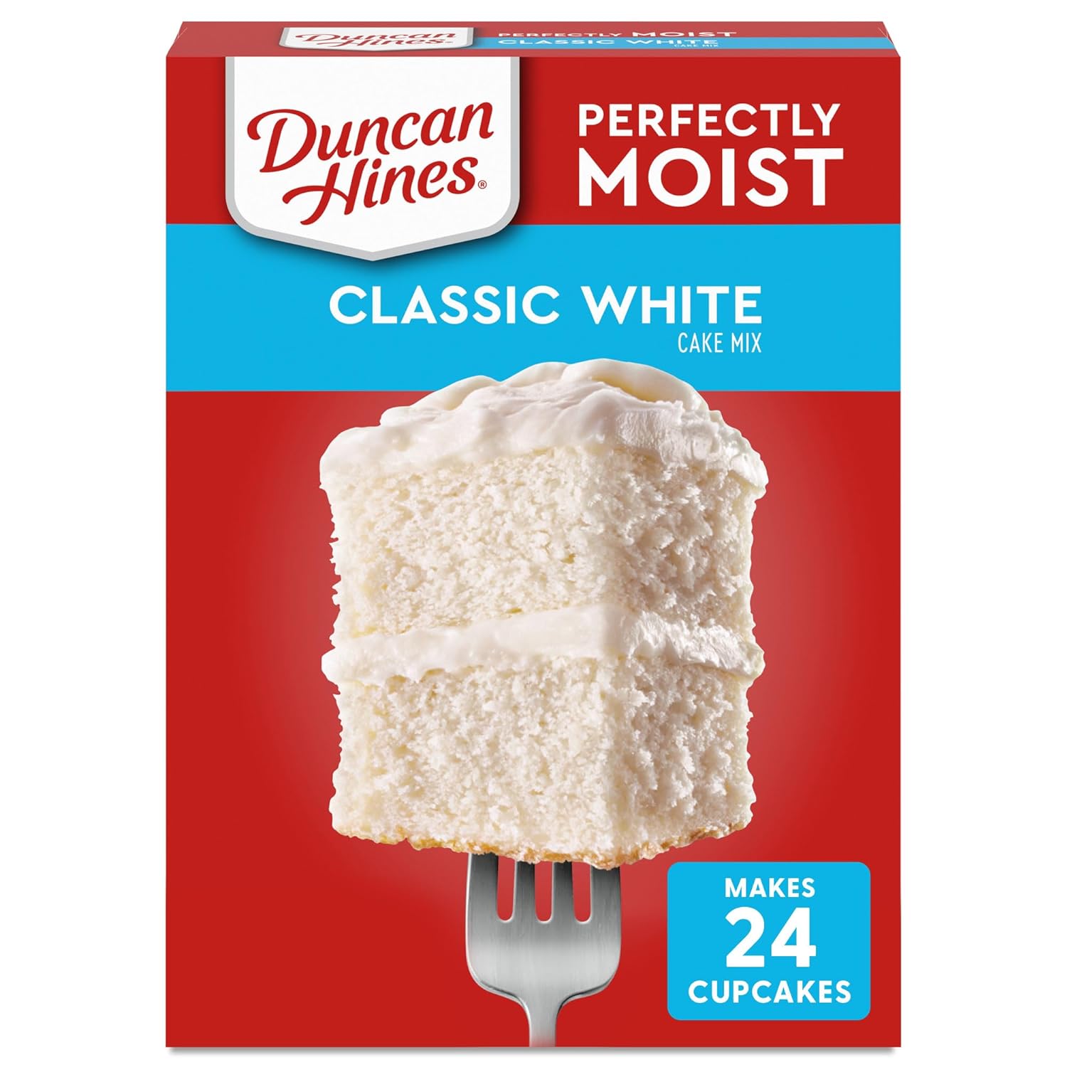 Duncan Hines Classic Cake Mix, White, 15.25 Oz