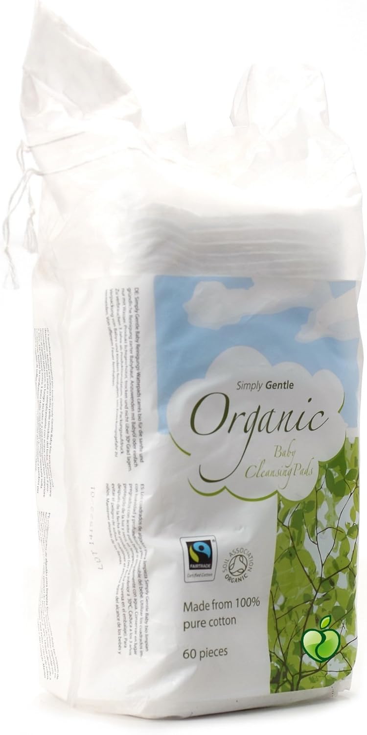 (4 PACK) - Simply Gentle - Baby Cleansing Pads | 60's | 4 PACK BUNDLE