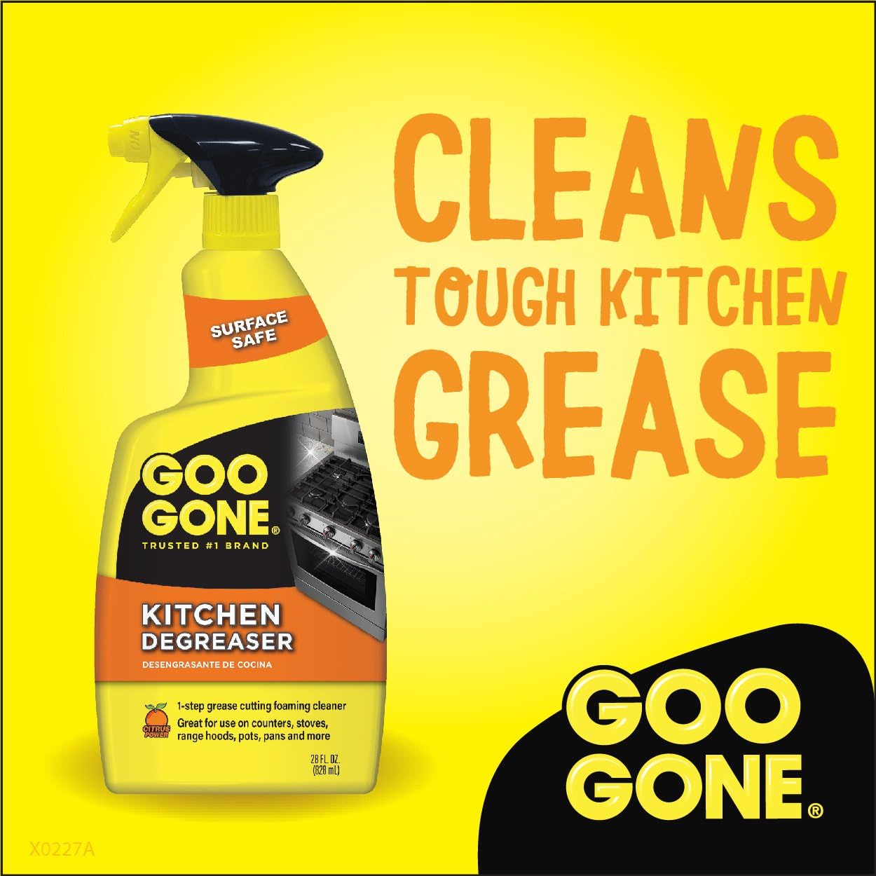 Goo Gone Kitchen Degreaser - Removes Kitchen Grease, Grime and Baked-on Food - 28 Fl. Oz. : Health & Household