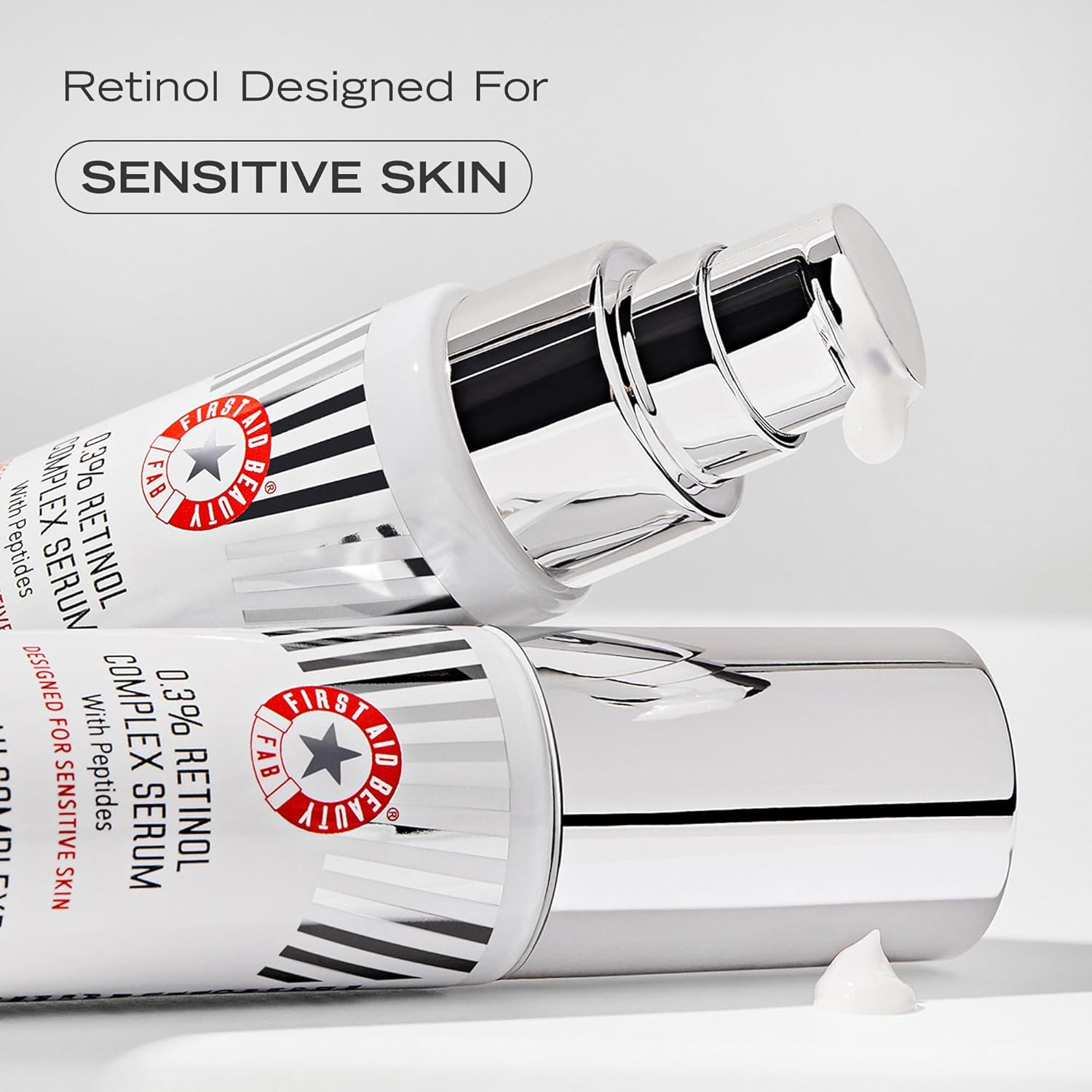 First Aid Beauty 0.3% Retinol Complex Serum with Peptides – Improves Look of Lines and Wrinkles with Less Irritation Than Traditional Retinol – 1 oz. : Beauty & Personal Care