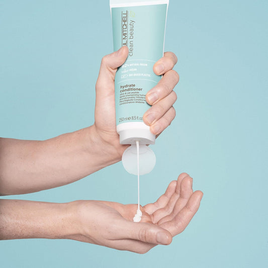 Paul Mitchell Clean Beauty Hydrate Conditioner, Intensely Nourishing Conditioner, Improves Manageability, For Dry Hair