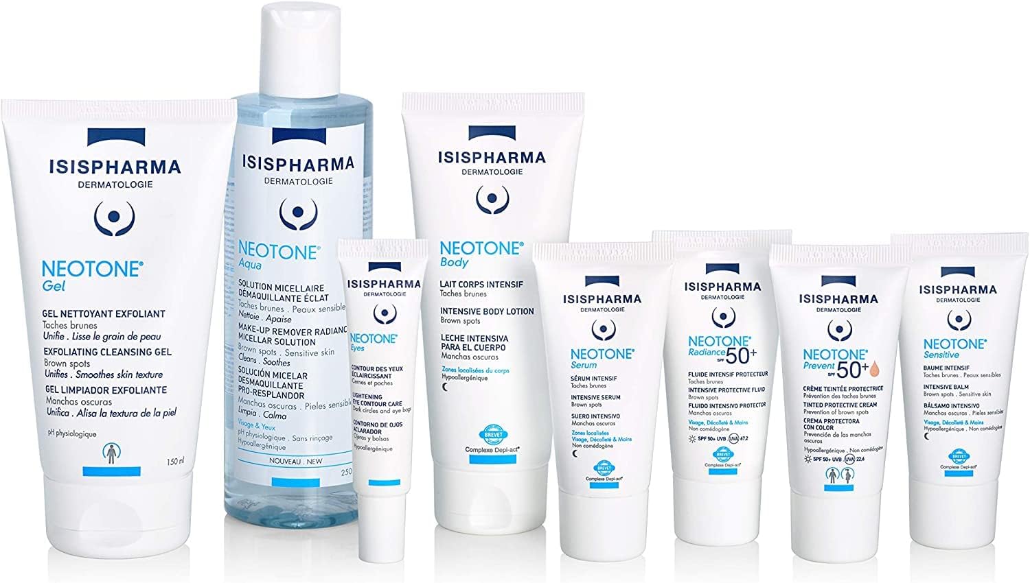 Isispharma Neotone Radiance Prevent Spf 50+ Tinted Spf Moisturizer For Face - Spf Moisturizer Face Uv And Blue Light Protection - Spf 50 Sunscreen For Sensitive Skin & Pregnant Women - Made In France