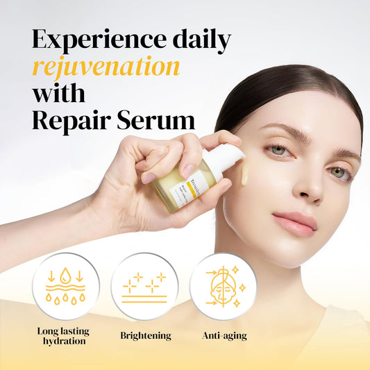 Repair Serum – Premium Facial Serum For Repairing Hydrating With Niacinamide, Troxerutin, Centella Asiatica For All Skin Types, 1.01 Fl.Oz