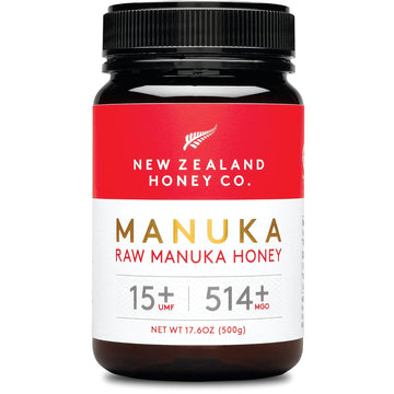 New Zealand Honey Co. Raw Manuka Honey Umf 15+ | Mgo 514+, Umf Certified / 17.6Oz