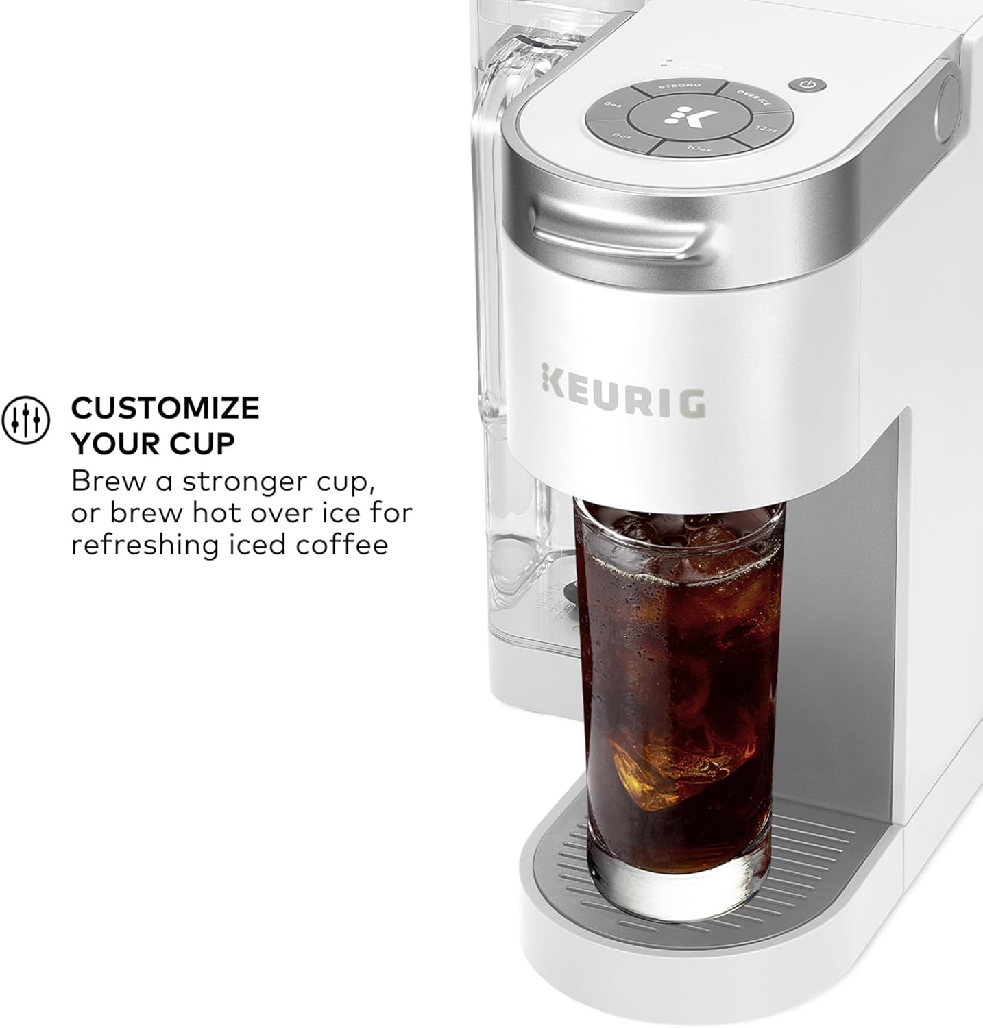 Keurig® K-Supreme Single Serve K-Cup Pod Coffee Maker, MultiStream Technology, White: Home & Kitchen