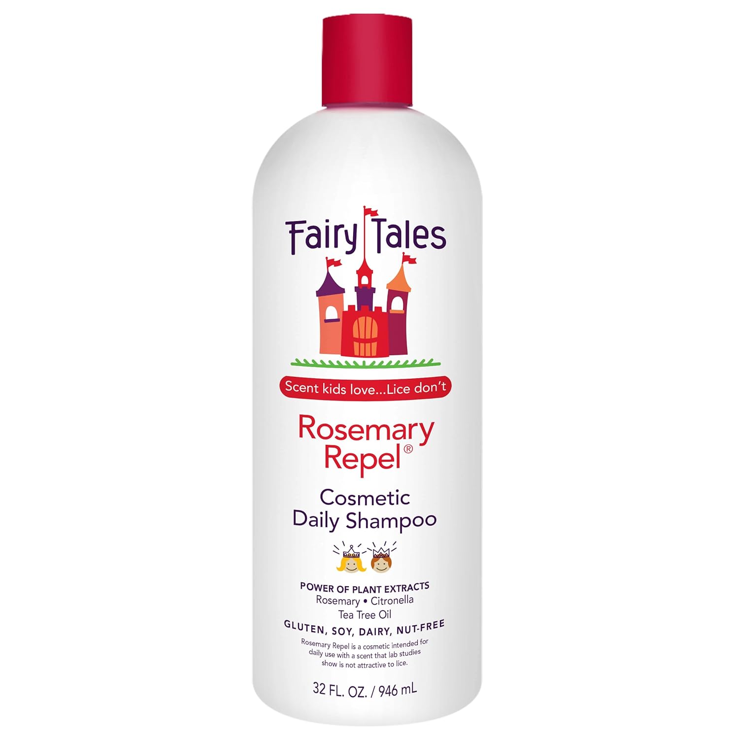 Fairy Tales Rosemary Repel Daily Kids Shampoo– Kids Like The Smell, Lice Do Not, 32 Fl Oz. (Pack Of 1)