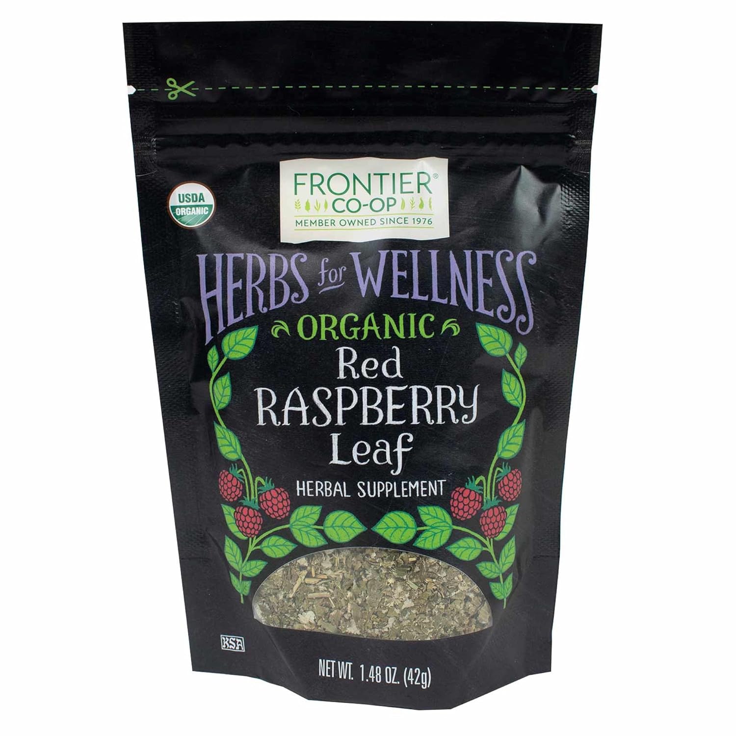 Frontier Co-op Organic Cut & Sifted Red Raspberry Leaf 1.48oz