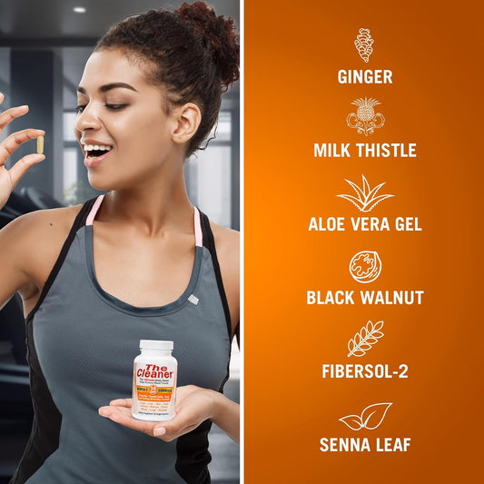 Century Systems The Cleaner Detox, Powerful 14-Day Complete Internal Cleansing Formula For Women, Support Digestive Health, 104 Vegetarian Capsules