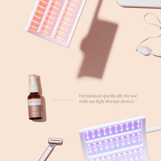 Trophy Skin Light Enhancing Serum - Antioxidant Serum For Red Light Therapy And Home Spa Treatment - Anti-Aging Face Moisturizer For Women - 10Ml