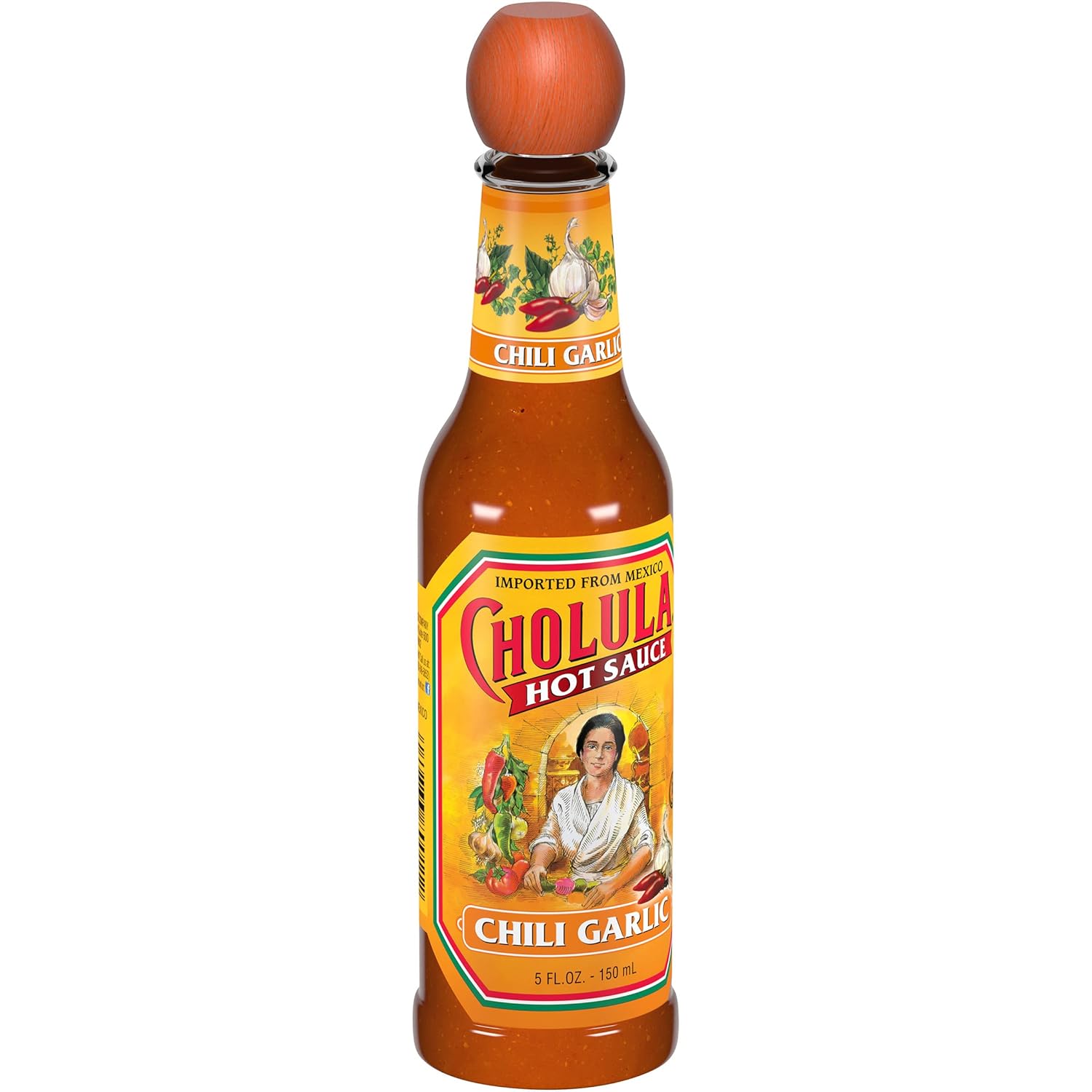 Cholula Chili Garlic Hot Sauce, 5 Fl Oz