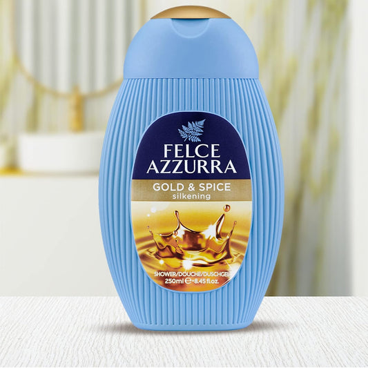 Felce Azzurra Mint And Lime - Refreshing Essence Shower Gel - Blended With Notes Of Musk, Jasmine Petals And Orchids - Intense Formula Leaves Skin Naturally Moisturized And Energized - 13.5 Oz