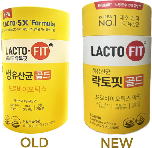 [Chong Kun Dang] Lacto-Fit Probiotics Gold (1 Pack),3.53 Oz