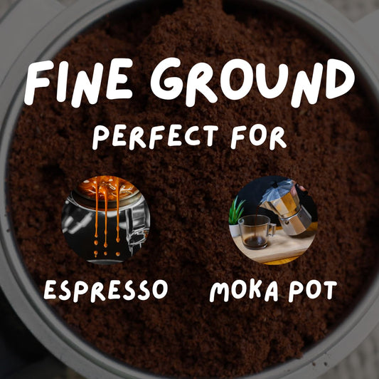 Canopy Point Coffee Honduras Dark Roast | Espresso Ground Coffee for smooth Espresso & Moka Pot| Arabica specialty small batch roasted to order with strong chocolate notes & aroma | Non-Toxic Air Roasted French Roast (Fine Grind, 12oz)