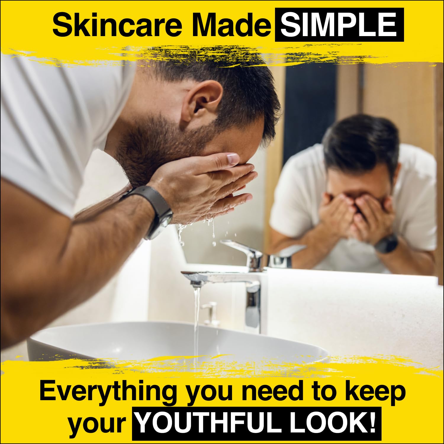 Lumin - Dynamic Duo - Skin Care kit for Men - Includes: Charcoal Face Wash Daily Detox & Daily Face Moisturizer,Suitable for all skin types, Daily Use, Two Month Supply : Beauty & Personal Care