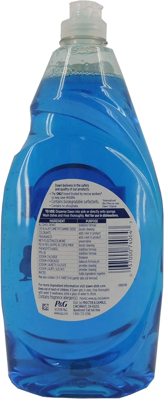 Dawn Ultra Dishwashing Liquid Dish Soap, Original Scent, 24 Fl Oz : Health & Household