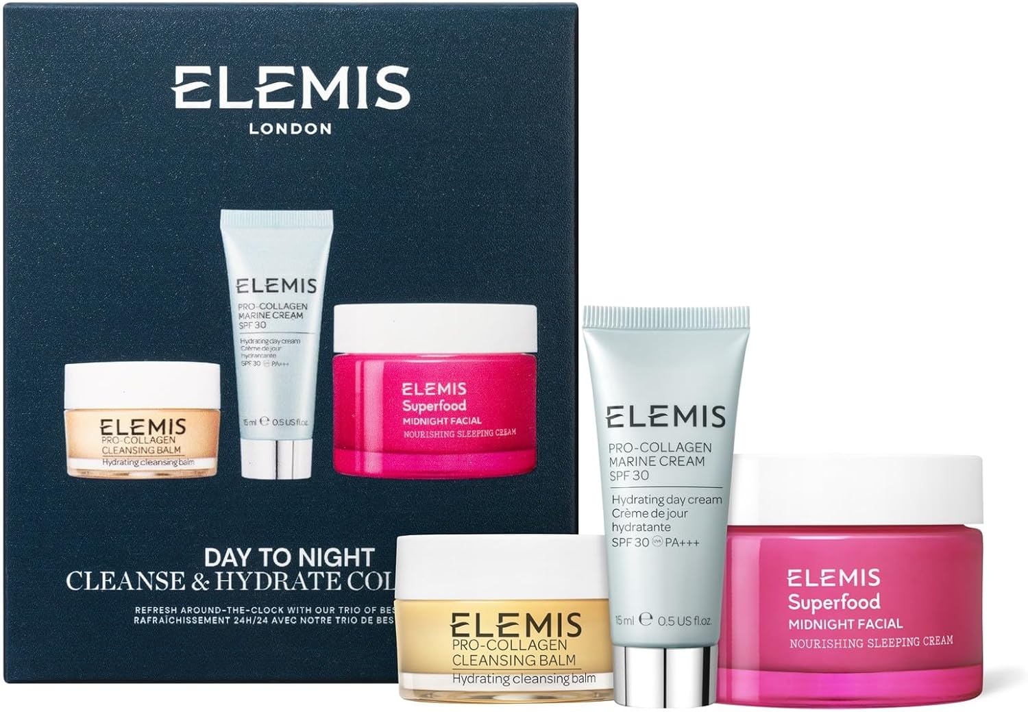 ELEMIS Midnight Glow Gift Set – Luxury Skincare Gift Set for Women – Radiant Glow Essentials for Face – Perfect Holiday, Birthday or Self-Care Gift : Amazon.co.uk: Everything Else