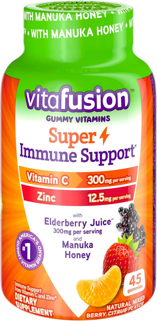 Vitafusion Super Immune Support Gummy Vitamins, 45Ct