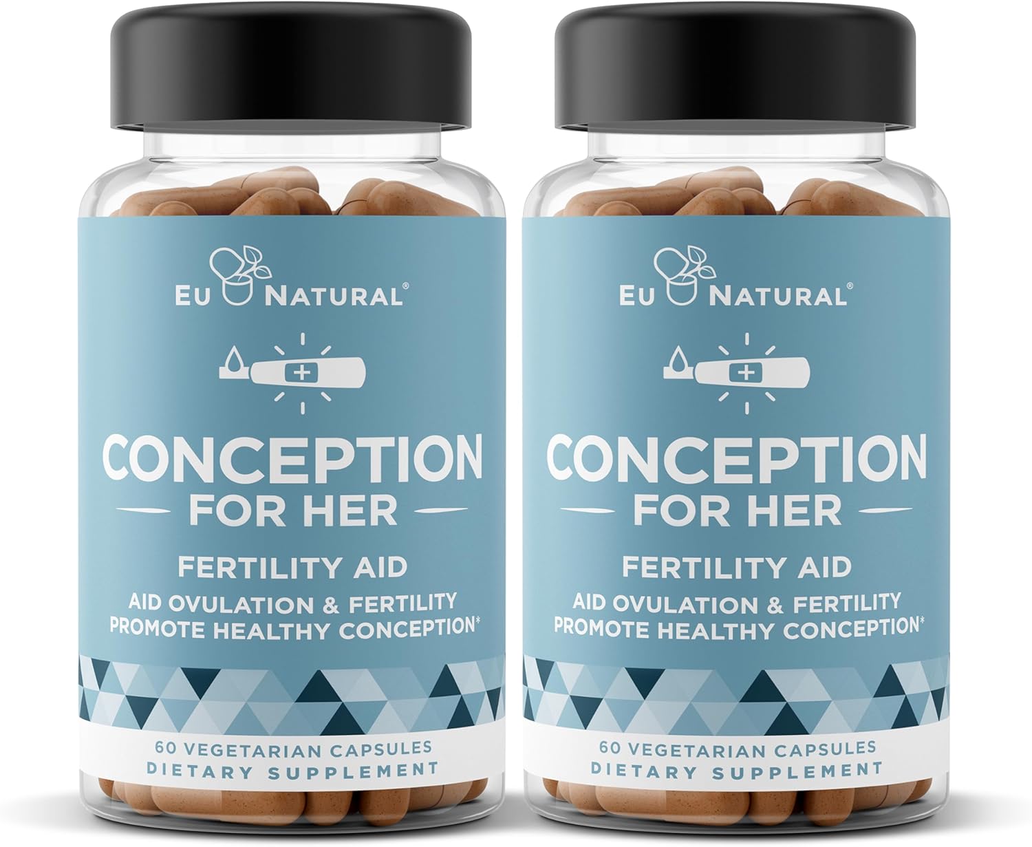 Conception Fertility Supplements For Women – Prenatal Vitamins – Promote Hormone Balance, Cycle Consistency, Aid Ovulation – Myo-Inositol, Folate, Folic Acid, Vitex, More – 120 Veg Soft Capsules