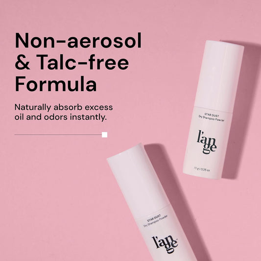 L'Ange Hair Star Dust Dry Shampoo Powder | Volumizing Travel Size Dry Shampoo For Women & Men | Helps Refresh Hair Between Washes | Doesn’T Leave Residue | Alcohol Free, Sulfate Free, Paraben Free