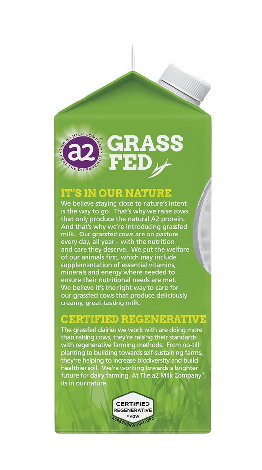 A2 Milk® Grass-Fed 2% Reduced Fat Milk, 59 Oz