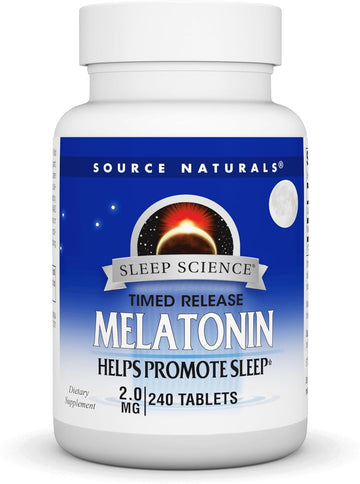 Source Naturals Melatonin 2 mg - 240 Time Release Tablets