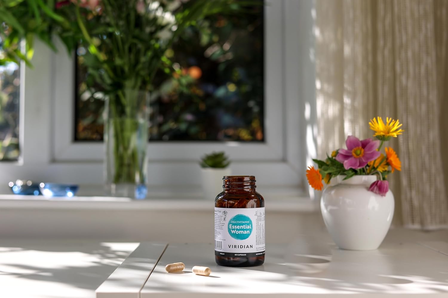 Viridian - Essential Woman Multivitamin - 60 Veg Caps | Bioavailable Nutrients & Botanical Extracts | Energy & Vitality, Tiredness & Fatigue, Skin & Hair | Nutritionist Formulated