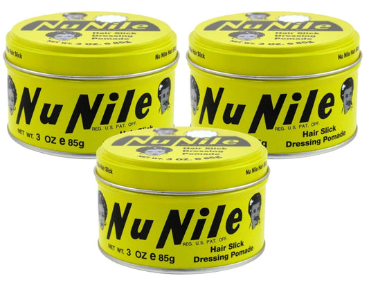 Murrays Nu Nile Hair Slick Dressing Pomade 3Oz Jar (3 Pack)