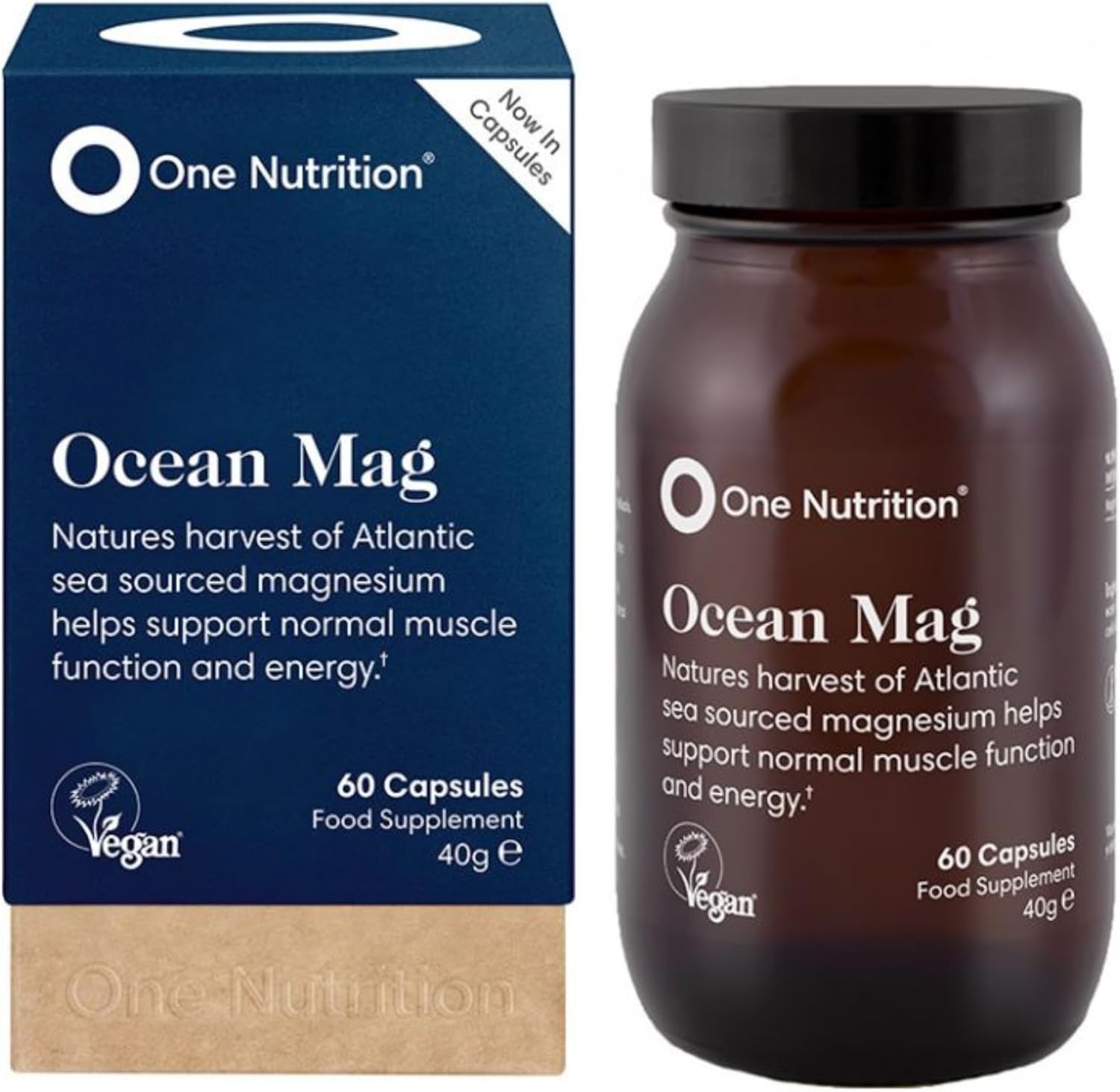 One Nutrition Ocean Mag - Natural Source of Magnesium Hydroxide – Filtered from Fresh Atlantic Sea Water – 60 Capsules : Amazon.co.uk: Health & Personal Care