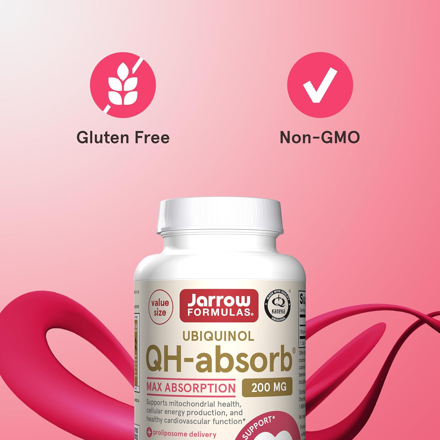 Jarrow Formulas Coq10 200Mg Softgels - 30 Day Supply, Ubiquinol Co Q 10 Supplement For Cardiovascular Health, 30 Softgels : Health & Household