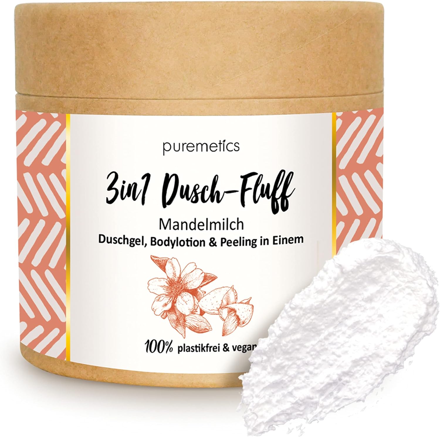 Puremetics Vibrant Sealsalt 3-In-1 Shower Fluff With Salt Scrub