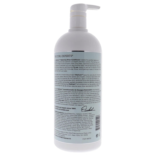 OUIDAD Vitalcurl+ Balancing Rinse Conditioner Liter Size, 33.8 Fl Oz : Everything Else