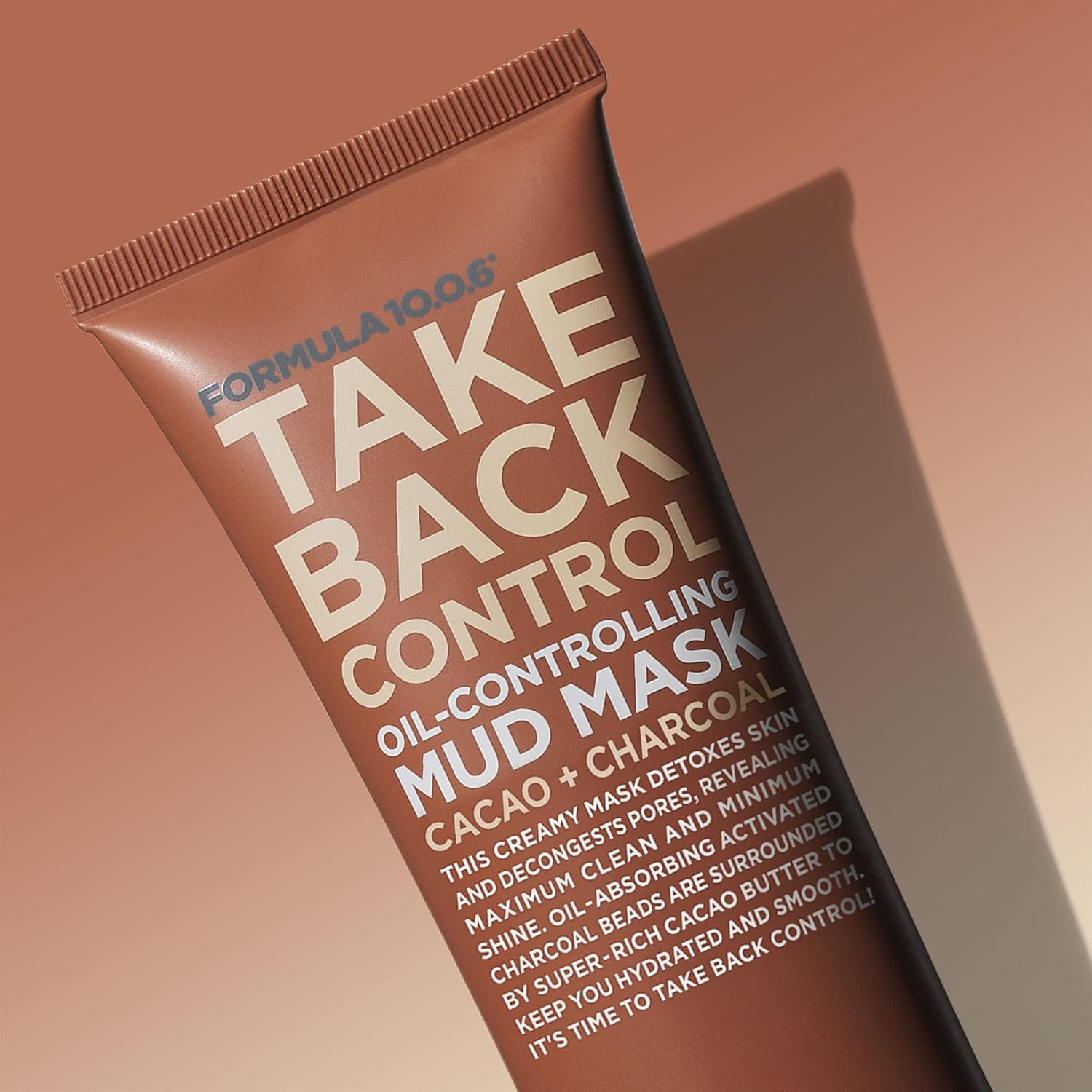 Formula 10.0.6 - Take Back Control Oil-Controlling Mud Mask - Creamy Mud Mask, Detoxes Skin & Decongests Pores 3.4 Fl Oz (100Ml) : Beauty & Personal Care