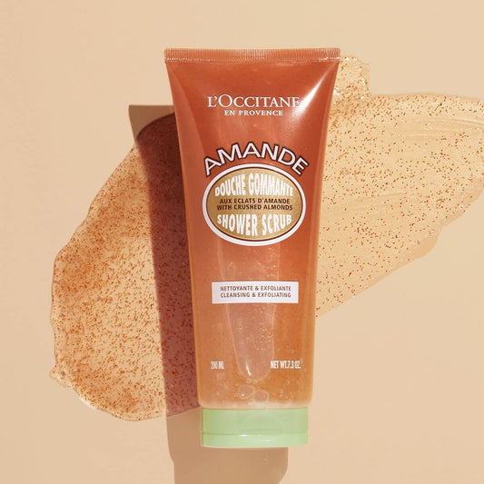 L'Occitane Almond Shower Scrub 200Ml, 7.3 Oz