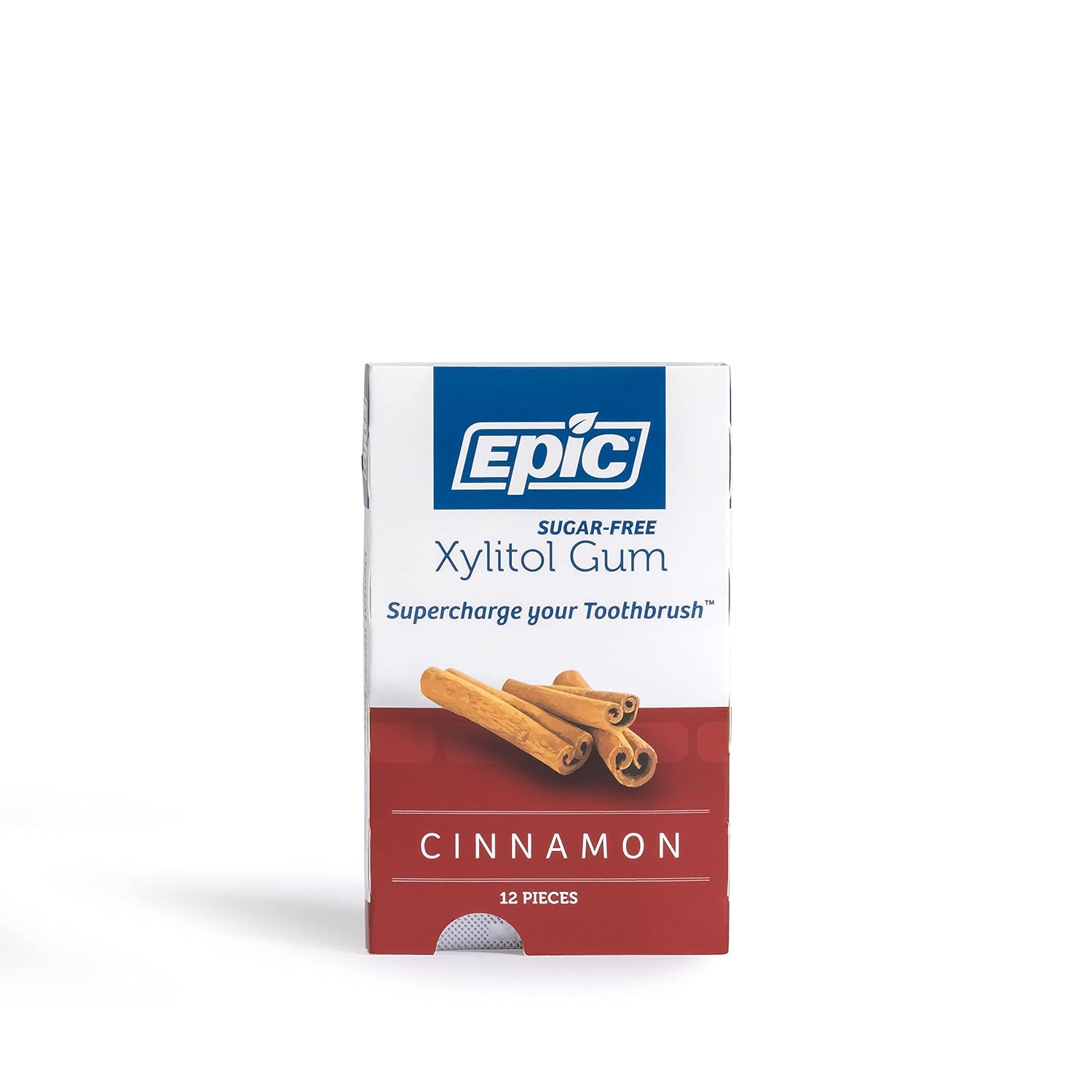 Epic Xylitol Chewing Gum - Sugar Free & Aspartame Free Chewing Gum Sweetened w/Xylitol for Dry Mouth & Gum Health (Cinnamon, 12-Piece Pack, 12 Packs) : Books