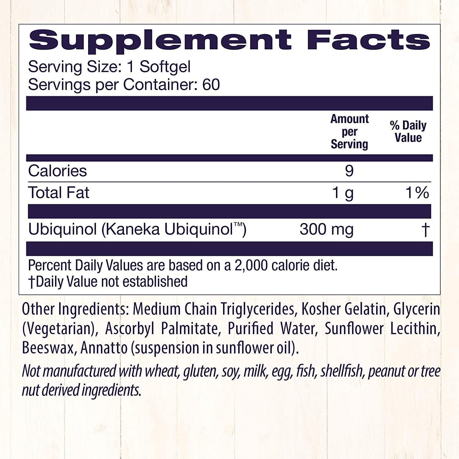 Healthy Origins Ubiquinol (Active form of CoQ10), 300 mg - Activated Form of CoQ10 - Kaneka Ubiquinol Supplements for Heart Health & Antioxidant Support - Gluten-Free & Non-GMO - 60 Softgels : Health & Household