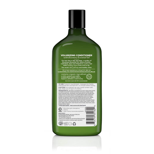 Avalon Organics Conditioner, Volumizing Rosemary, 11 Oz