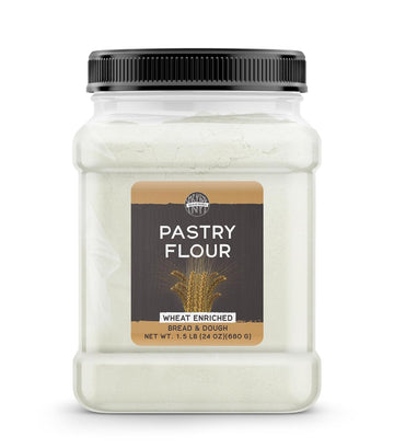 Birch & Meadow Pastry Flour, 1.5 Lb, Wheat Enriched, Bread & Dough