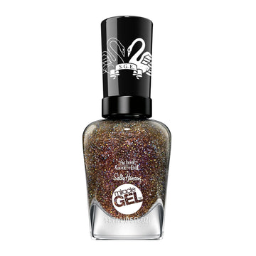 Sally Hansen Miracle Gel™, The School For Good And Evil Fresh Villany, Long Lasting, Gel-Like Formula, No Uv Lamp Needed, Brown Nail Polish