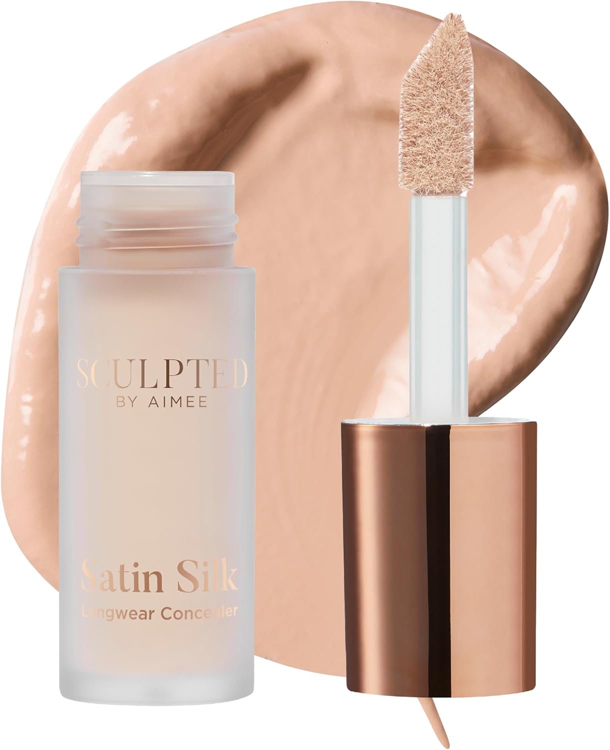 Satin Silk Longwear Concealer - Lightweight, Hydrating & Long-Lasting Concealer from Sculpted by Aimee for Dark Circles, Blemishes and Pigmentation (Creme 2.5) : Amazon.co.uk: Beauty