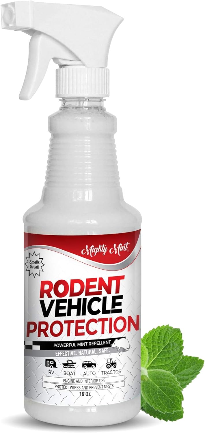 Rodent Repellent Spray For Vehicle Engines And Interiors - Cars, Trucks, Rvs, & Boats